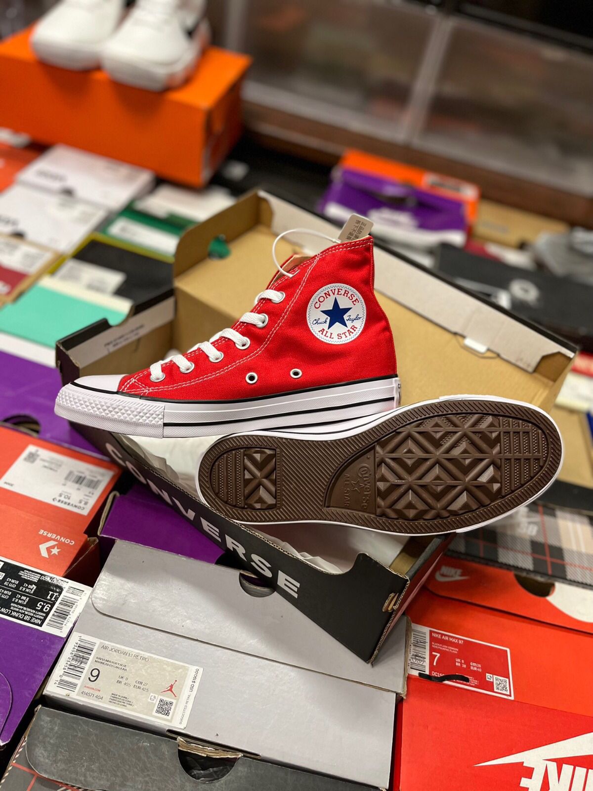 CONVERSE ROJAS ALTAS