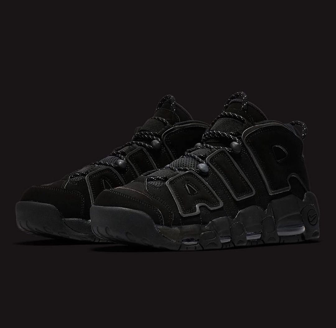 Nike uptempo negra