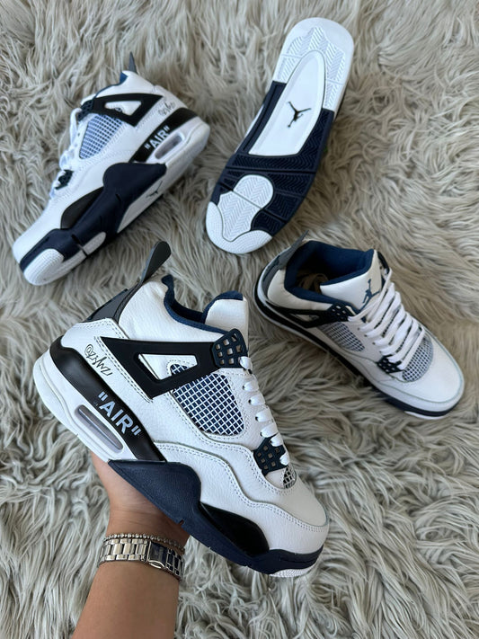 Jordan 4 blancas y negras