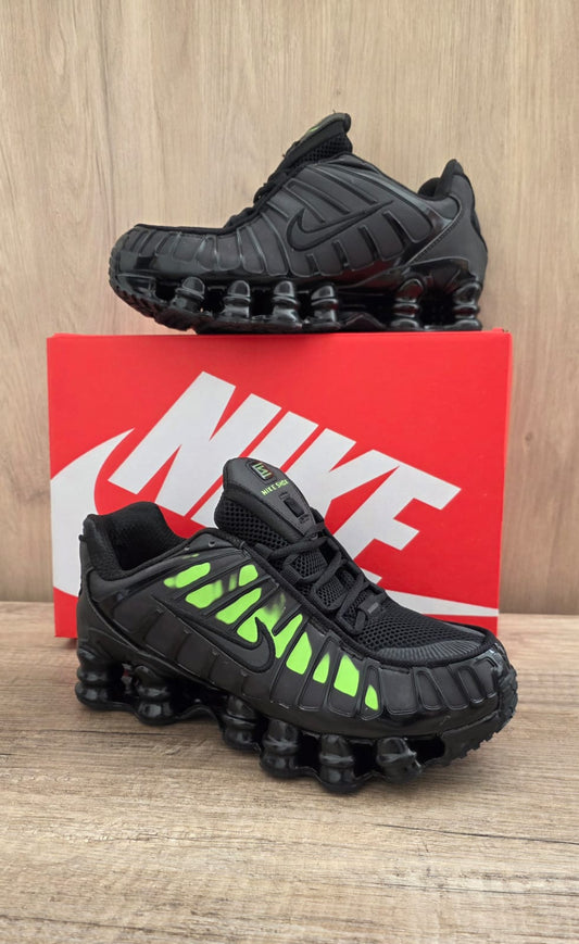 Shox negra verde termoactiva