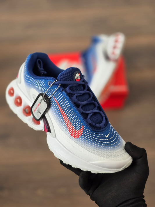 Air max dn blanca azul