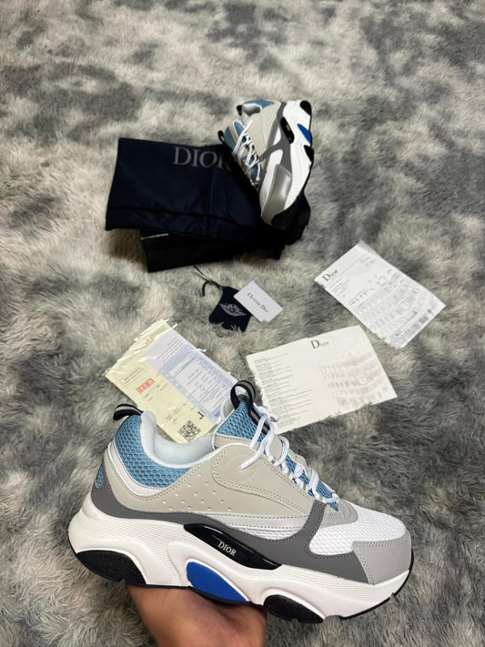 Dior b22 grises y azules detalles blancos