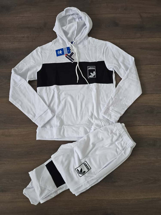 Chandal Adidas blanco negro