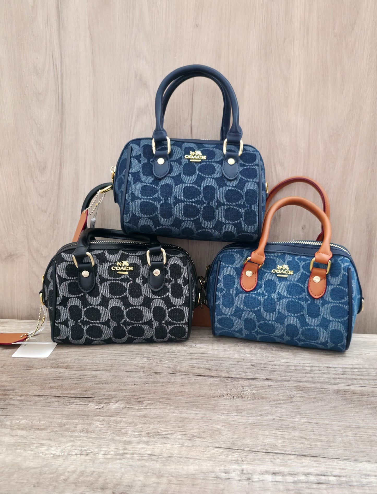 Bolso mini Coach Azul