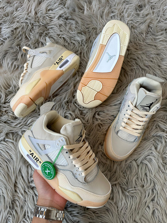 Jordan 4 off white beige