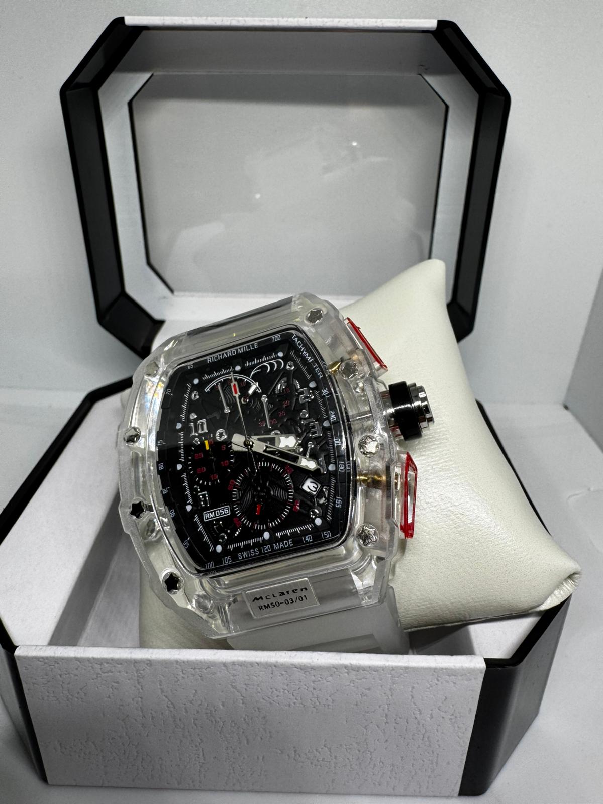 RELOJ RICHARD MILLE NEGRO Y GRIS