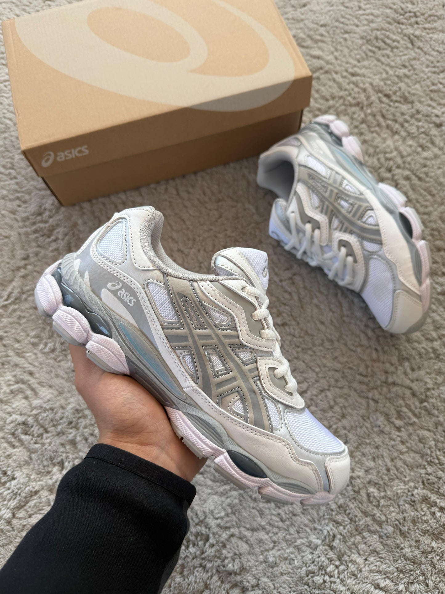 ASICS GEL-NYC blancas logo gris