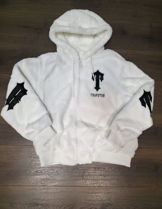 Chaqueta terciopelo trapstar blanco
