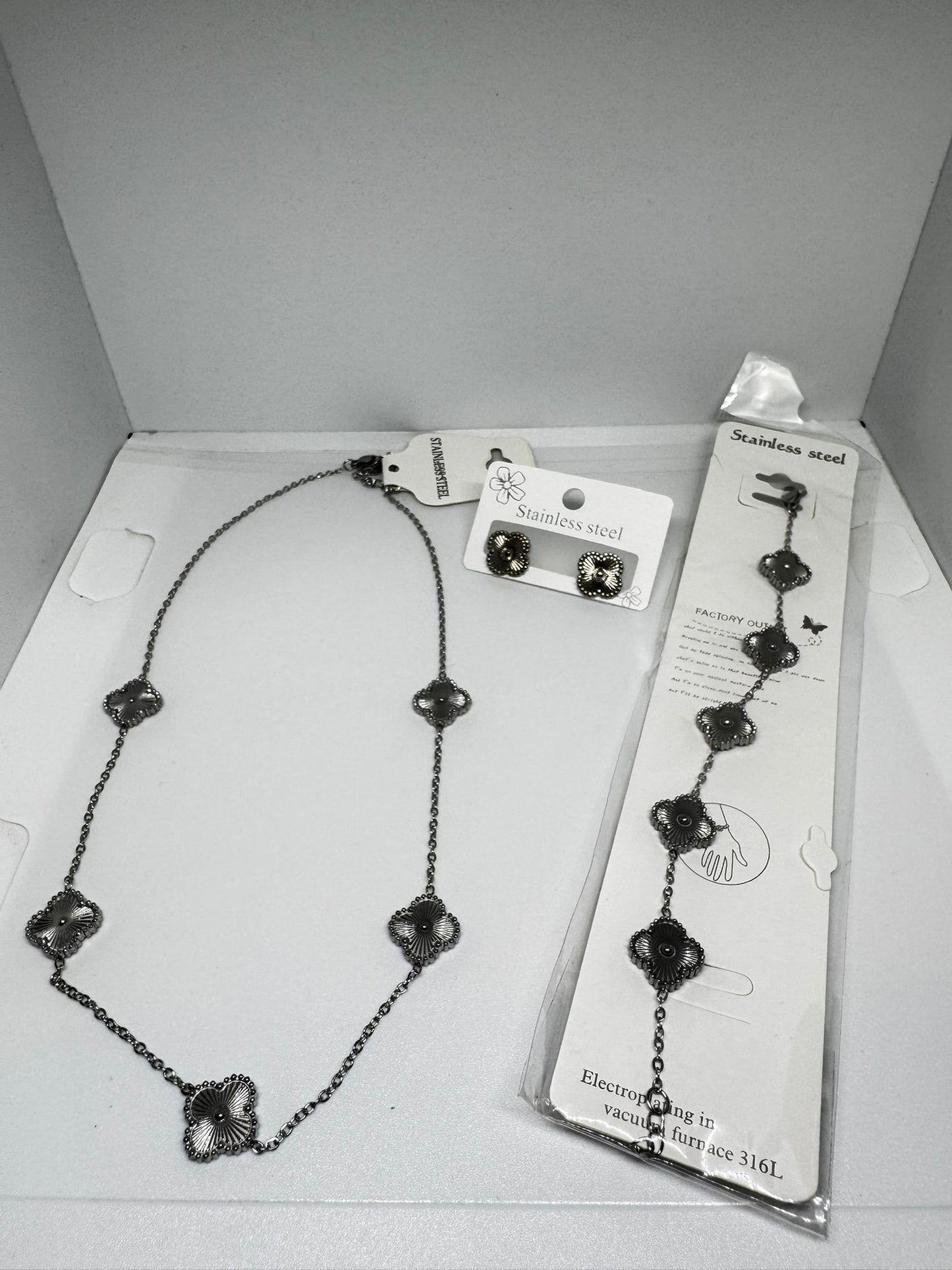 Pack de 3 Collares plateado