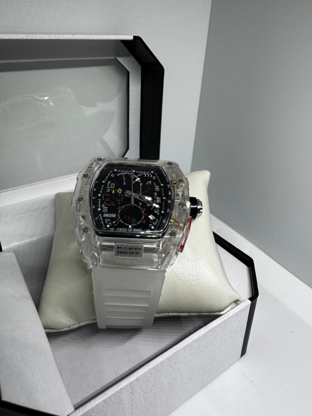 RELOJ RICHARD MILLE NEGRO Y GRIS