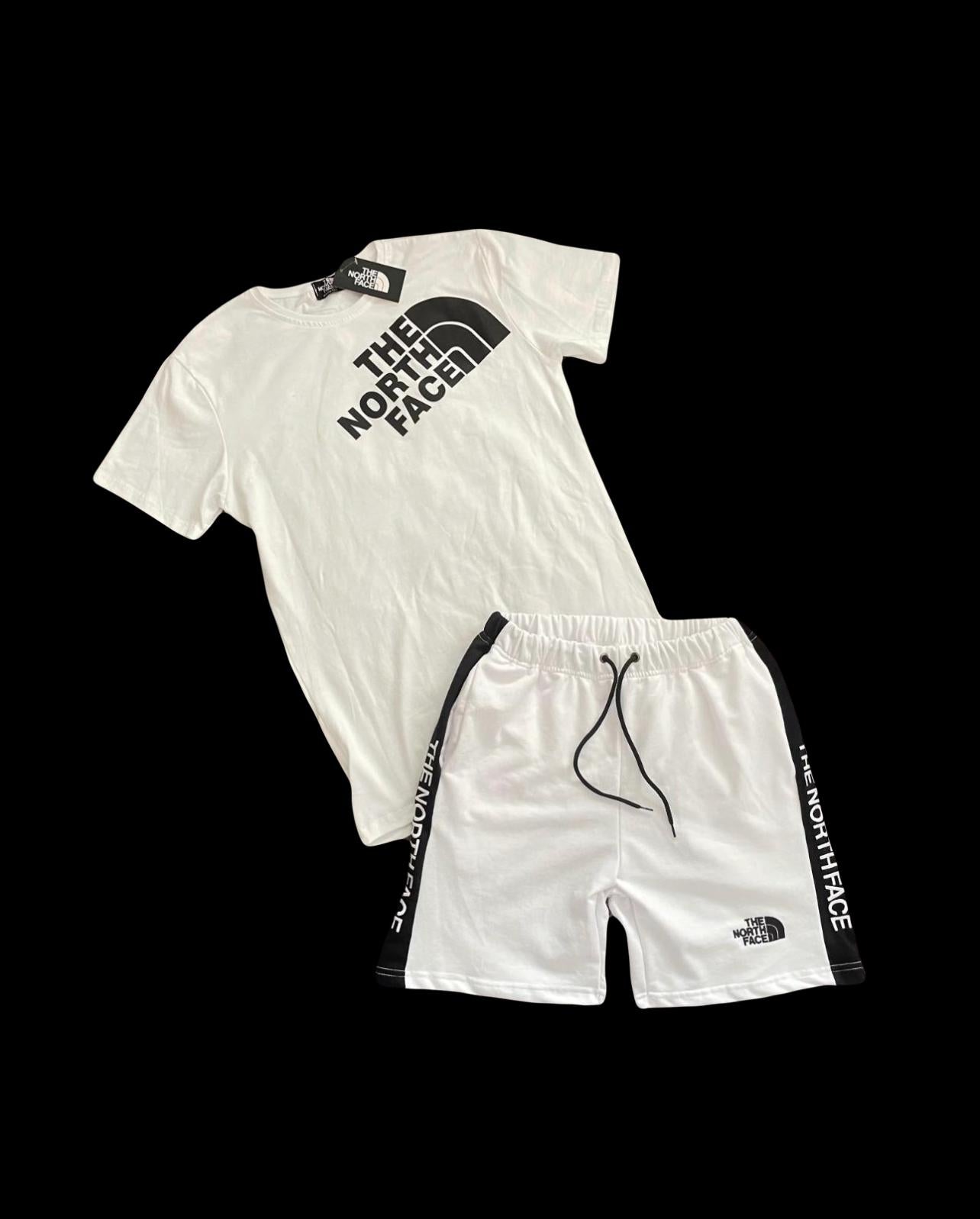 CONJUNTO DE VERANO  DE NORTH FACE BLANCO