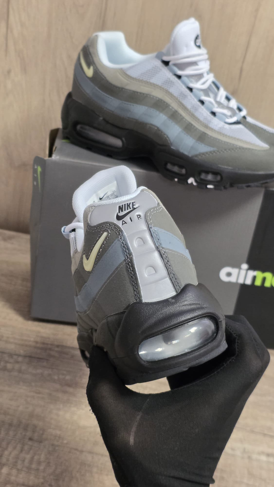 Air max 95 gris azul