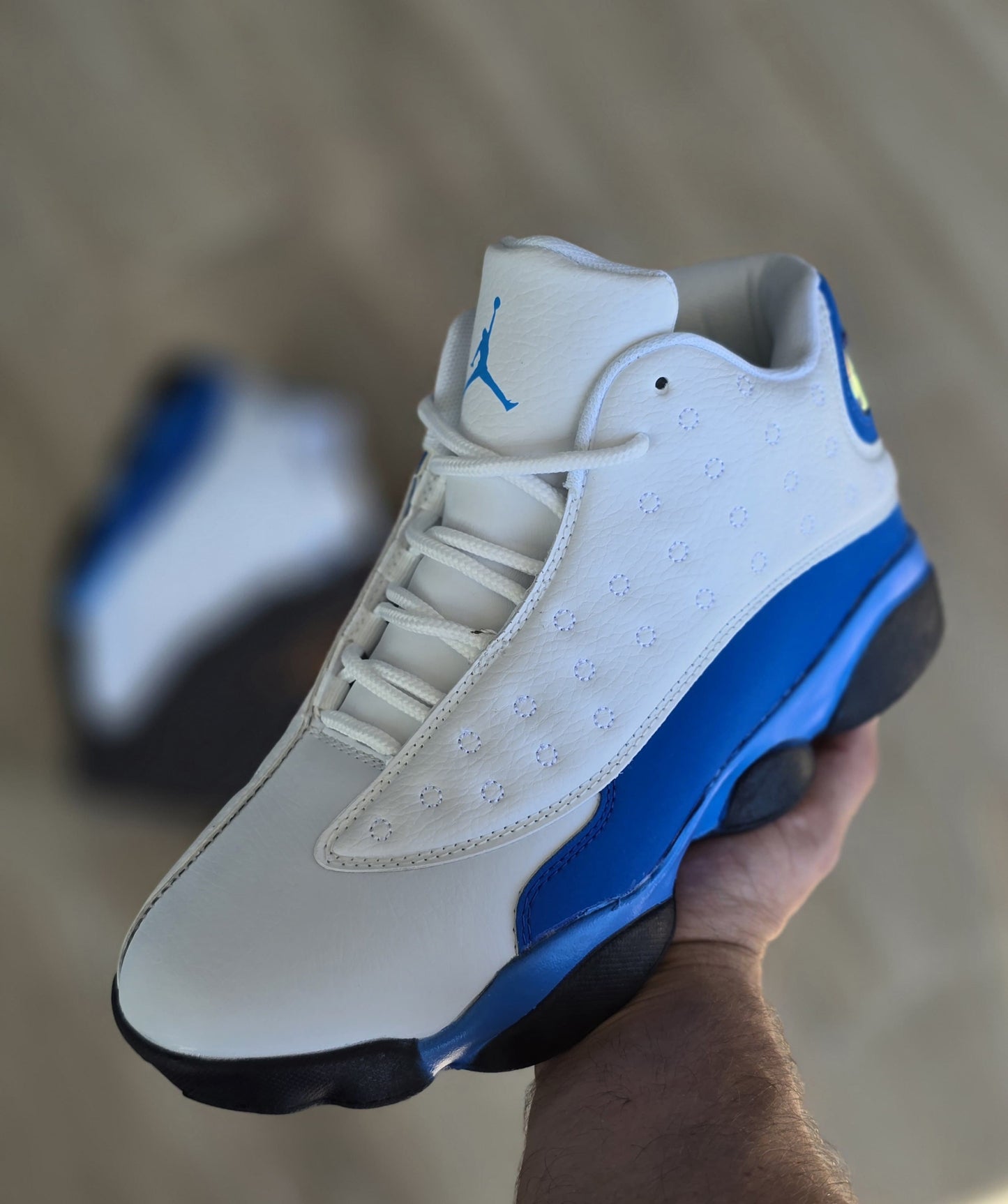 JORDAN 13 BLANCA AZUL