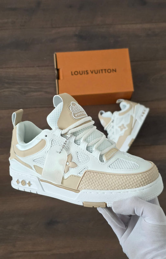 Lv skate blanca beige