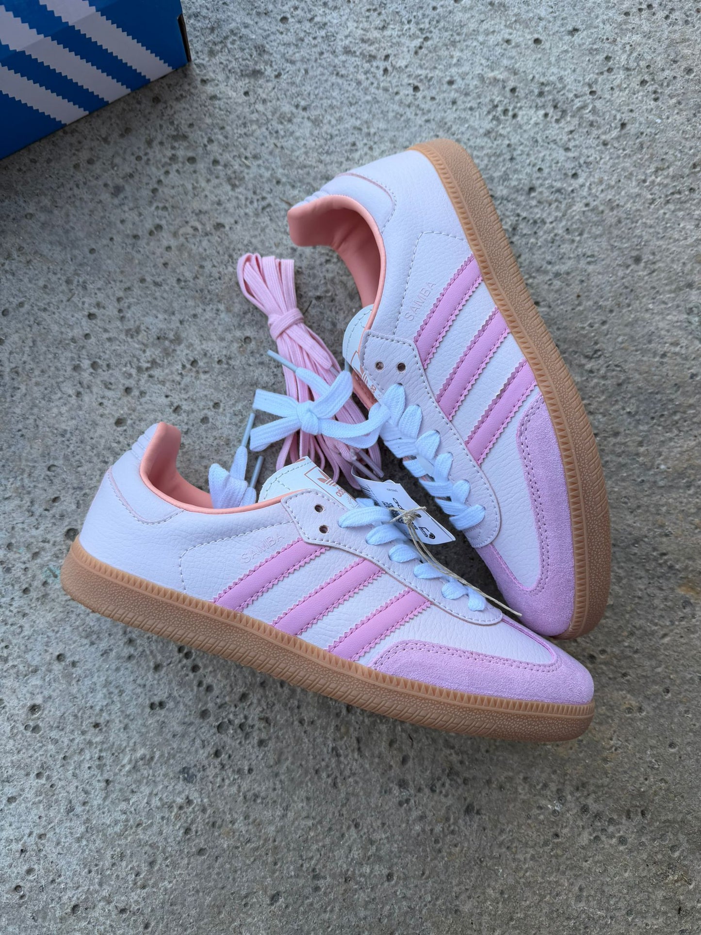 Adidas samba rosa linea rosas