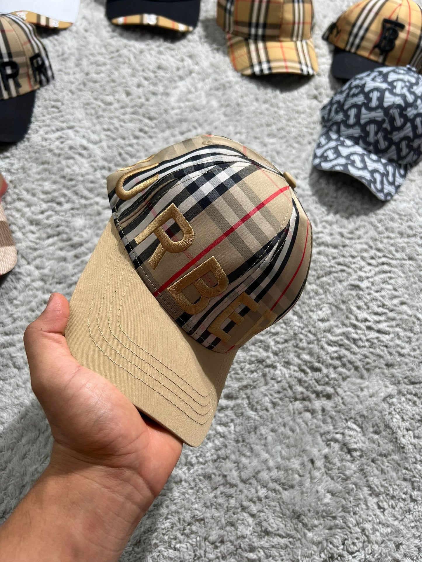 Gorra Burberry G5 marron logo marron