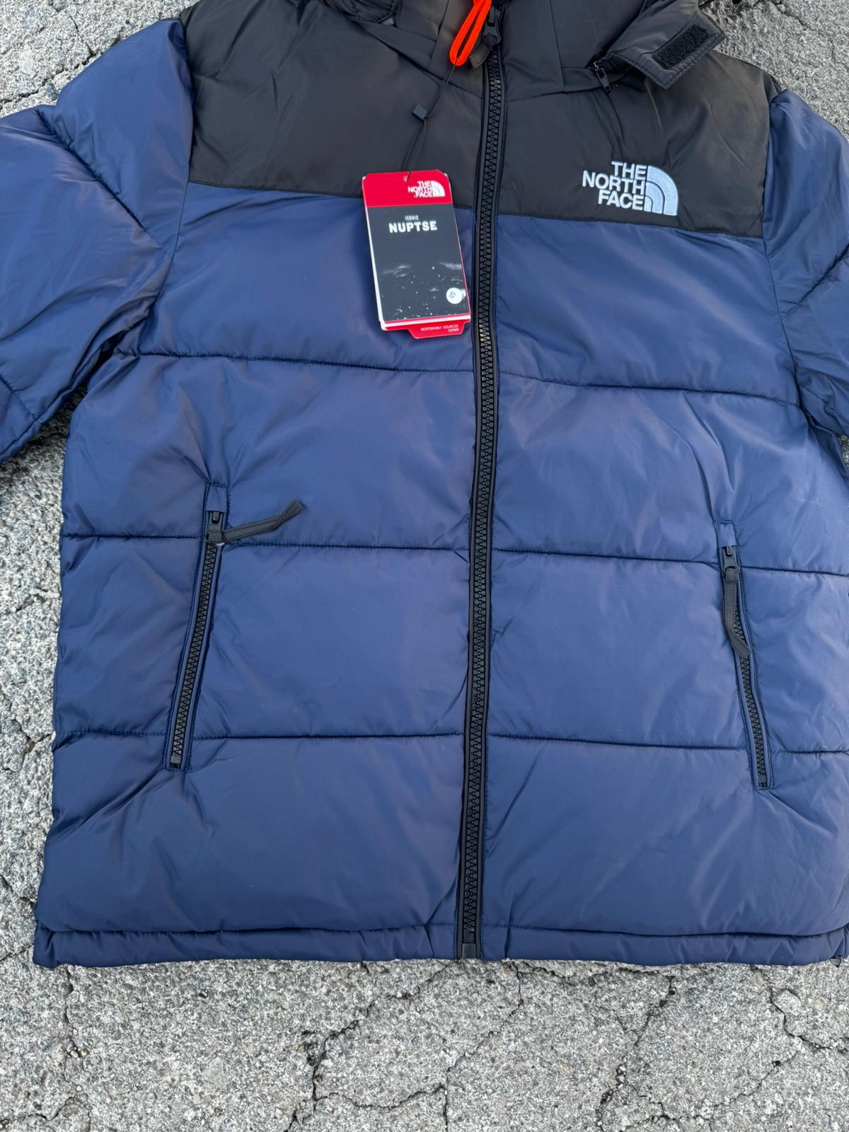 Chaqueton North Face azul y negro