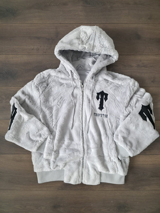 Chaqueta terciopelo trapstar gris