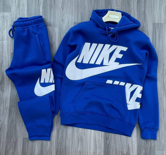 Chandals nike azul  logo grande