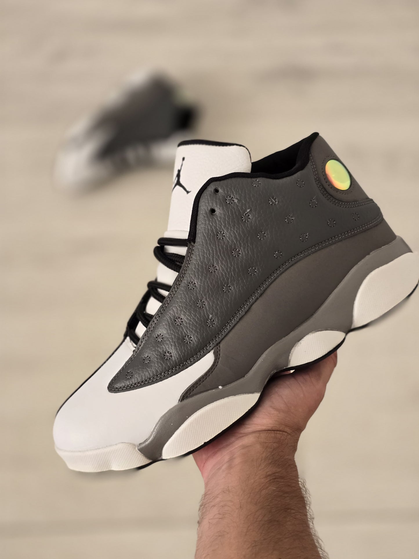 JORDAN 13 BLANCA GRIS