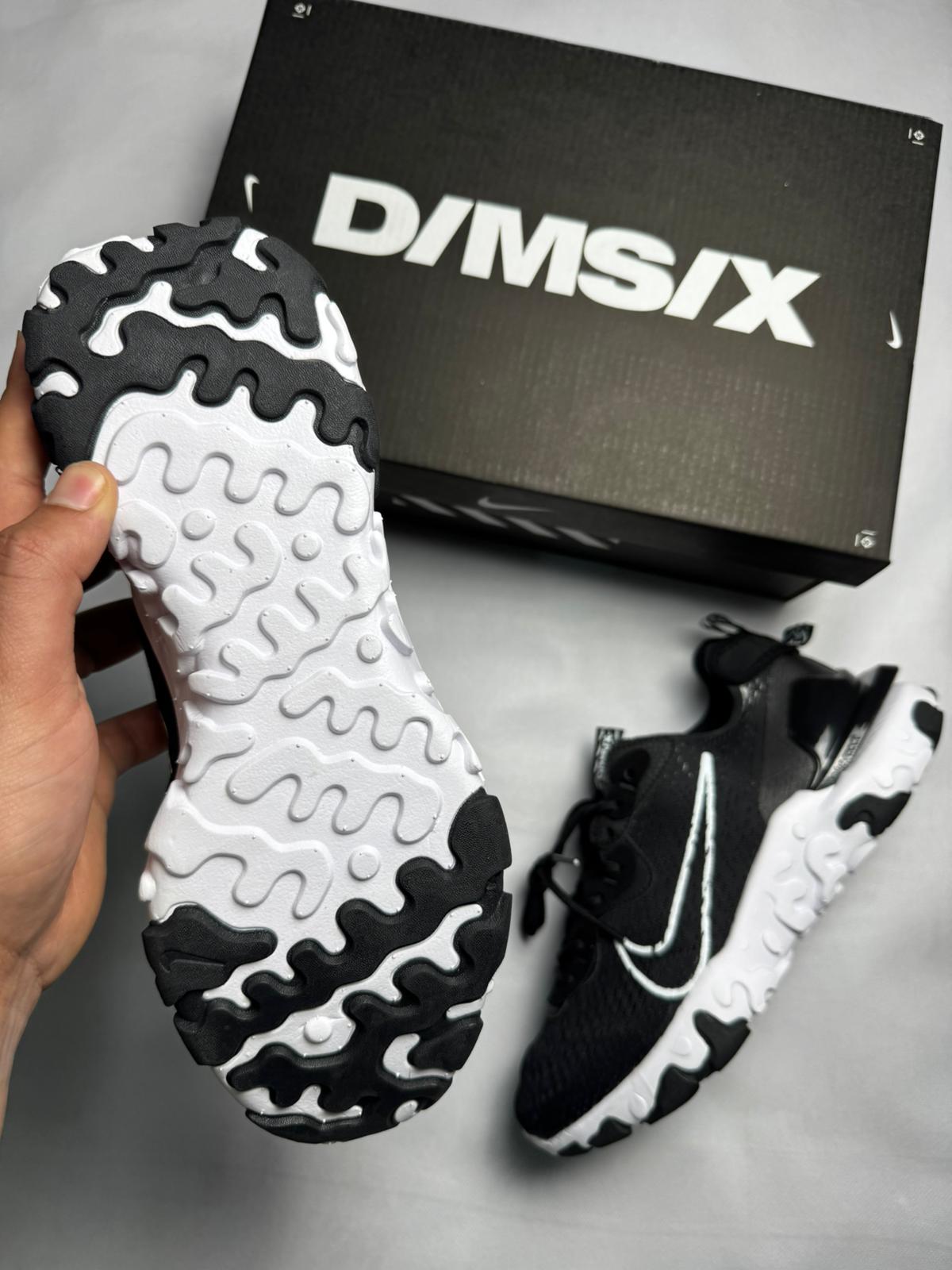 React vision negras logo blanco