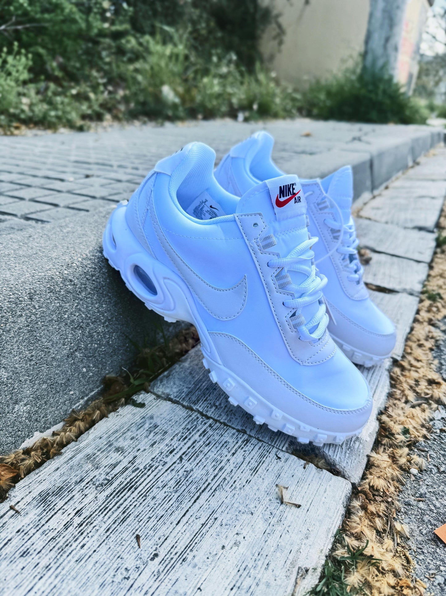 Nike waffle blancas