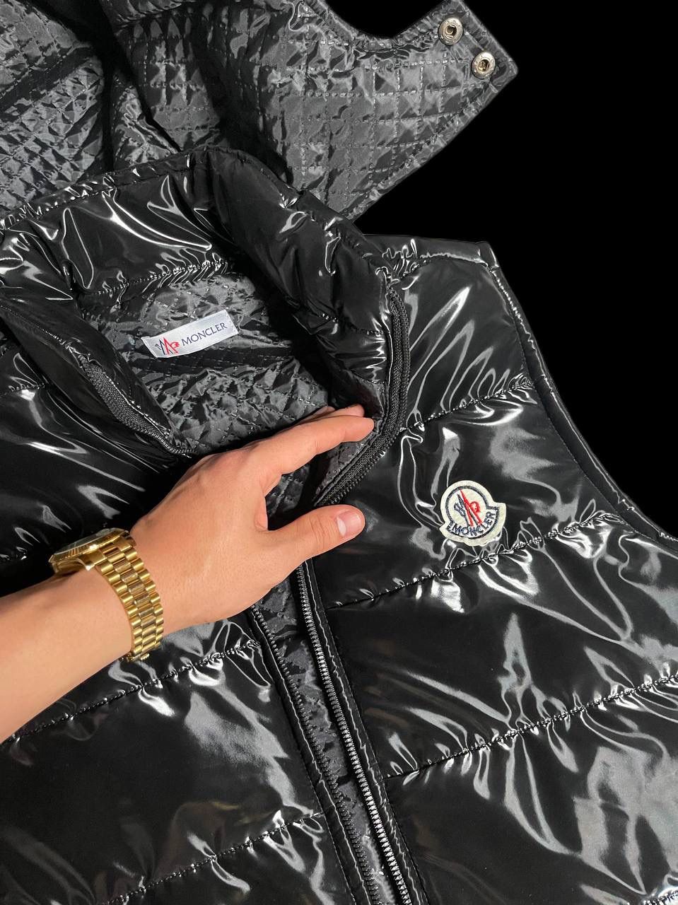 Chaleco moncler negro