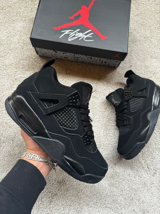 Jordan 4 negras black cat