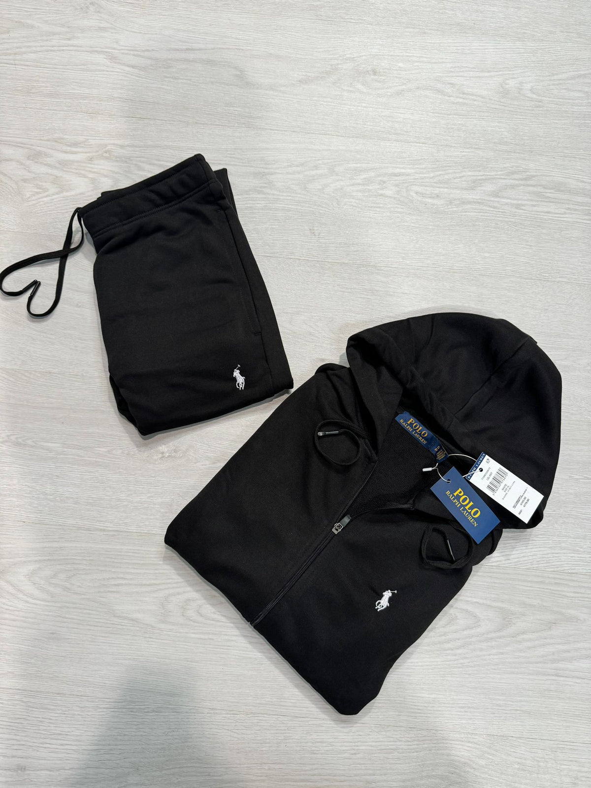 Chandal ralph lauren negro logo blanco