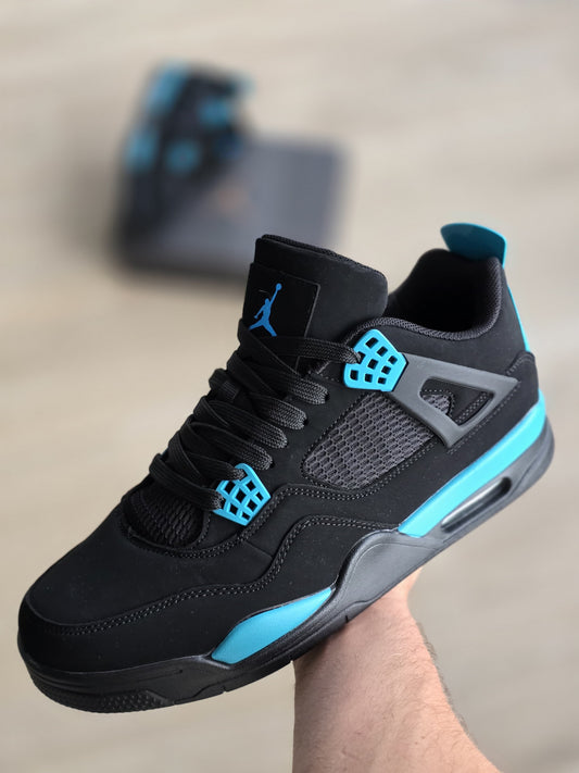 JORDAN 4 NEGRA AZUL