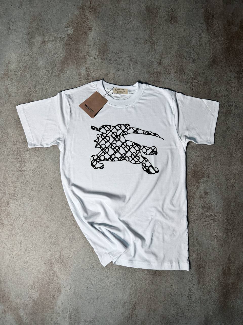 Camiseta Burberry blancos logo blanco caballo logos pequeños