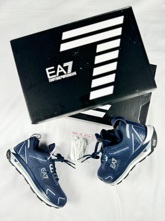 Armani azules logo blanco