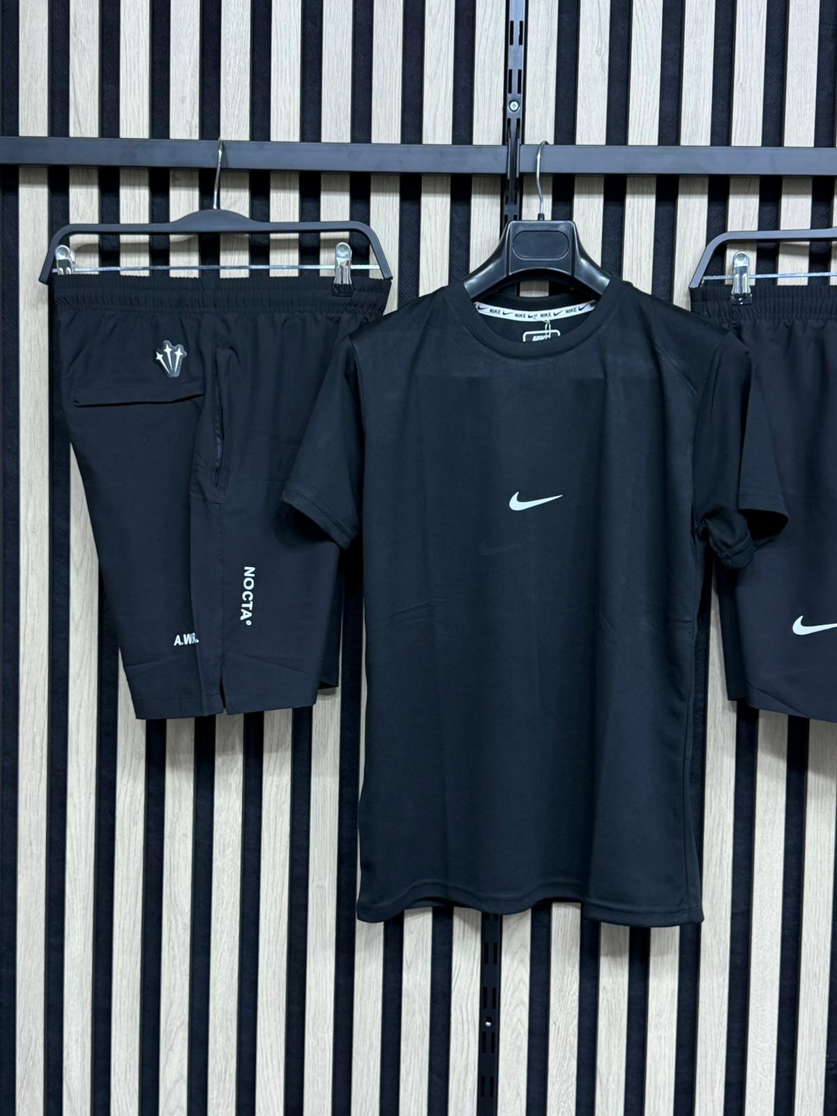 Conjunto nike x nocta negro logo blanco