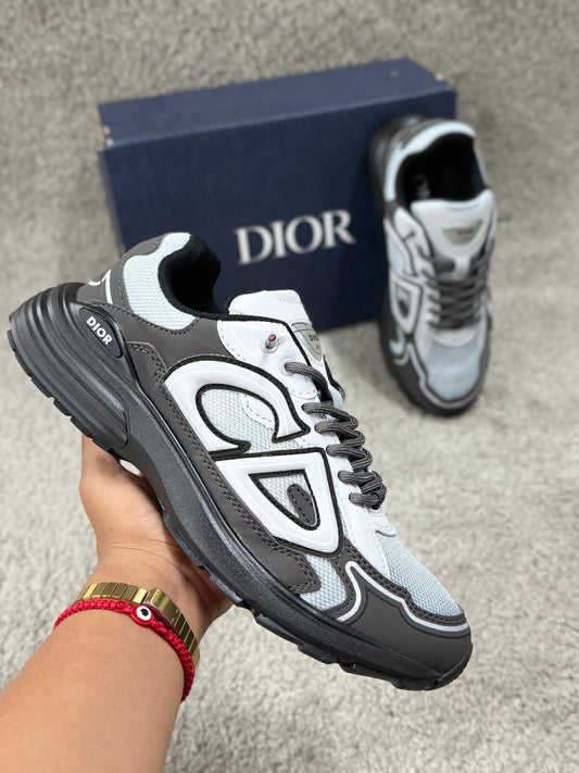 Dior b30 grises y negras logo gris detalles negros