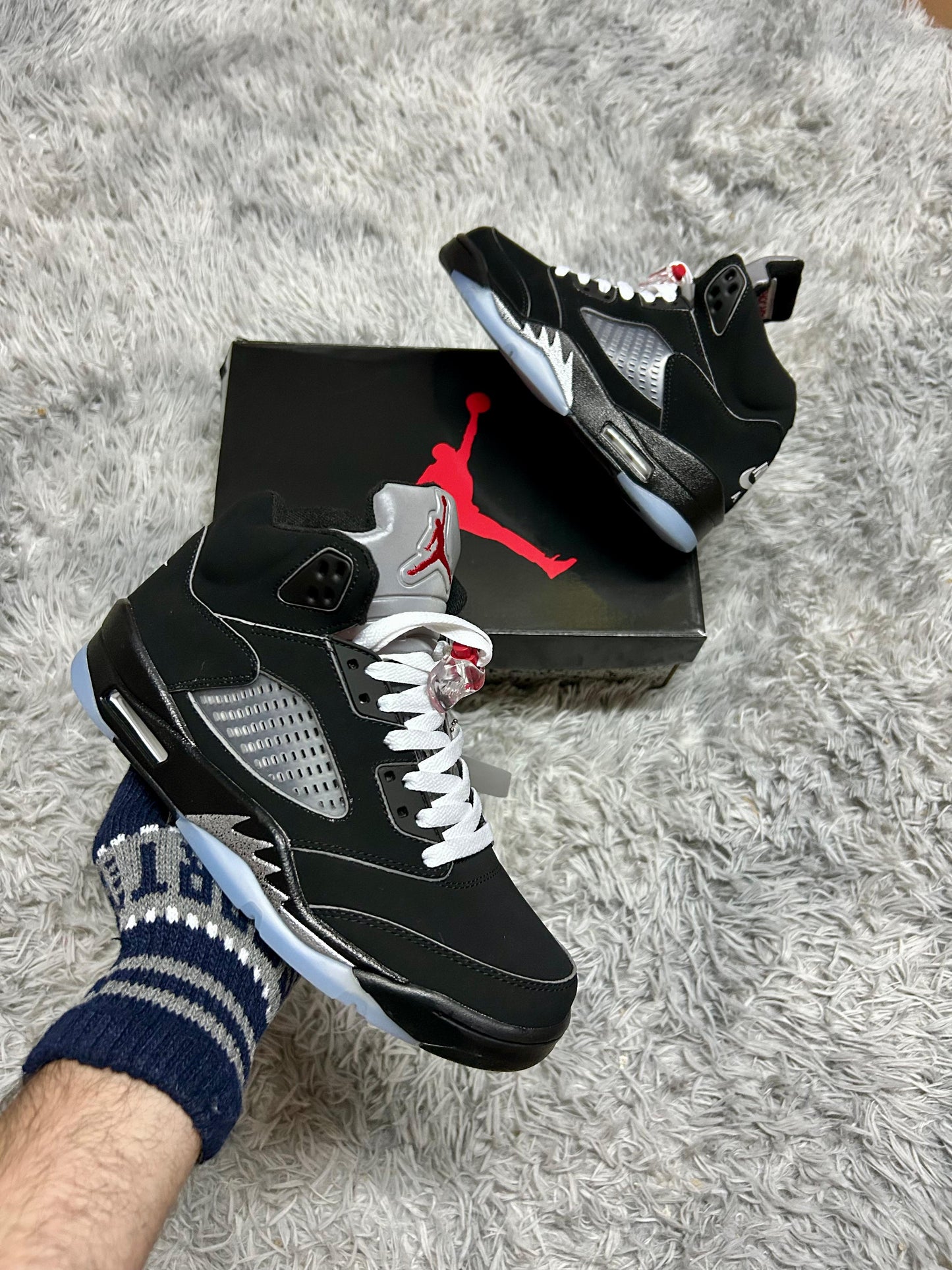 Air Jordan 5 Retro OG Black Metallic Reimagined