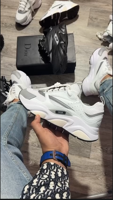 Dior b22 blancas detalles grises