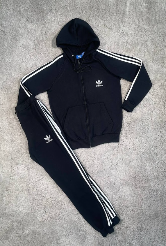 CHANDAL ADIDAS NEGRO Y BLANCO