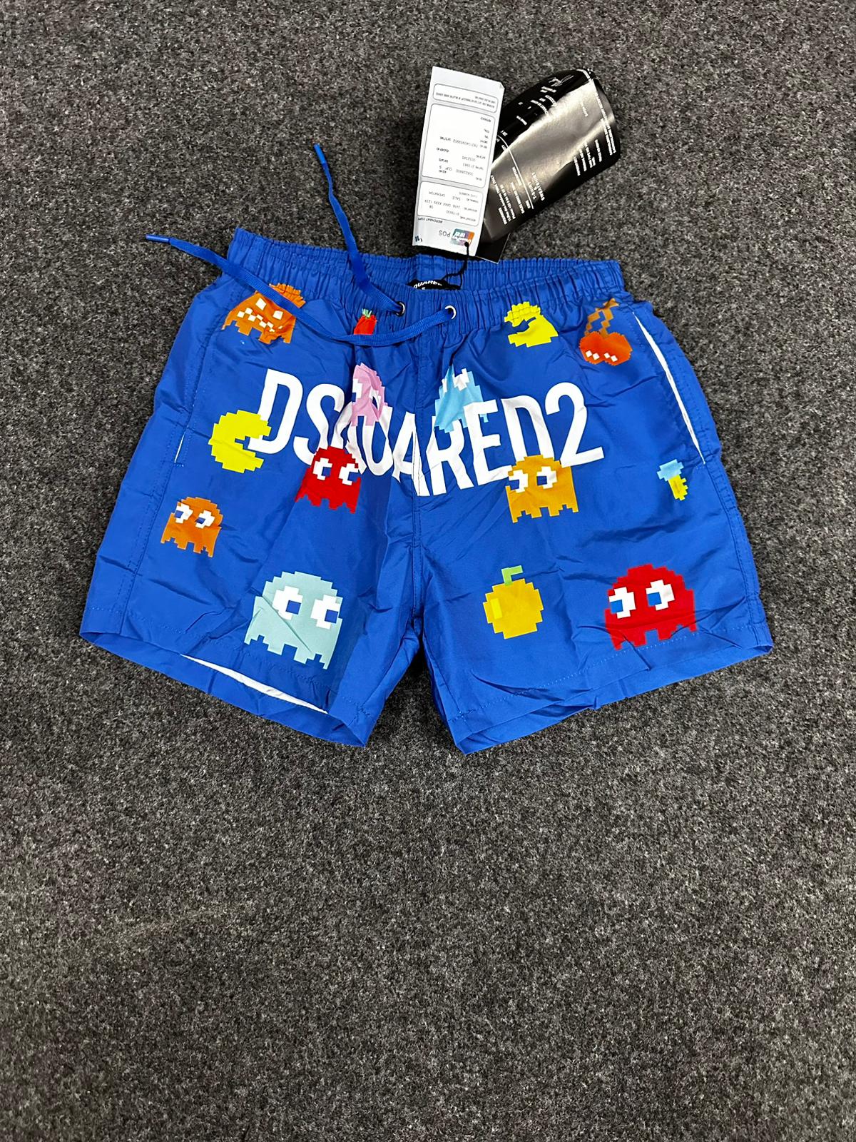 Bañador DSQUARED2 azul comecocos