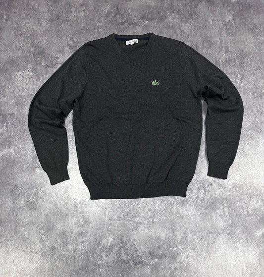 Jersey lacoste negro logo verde