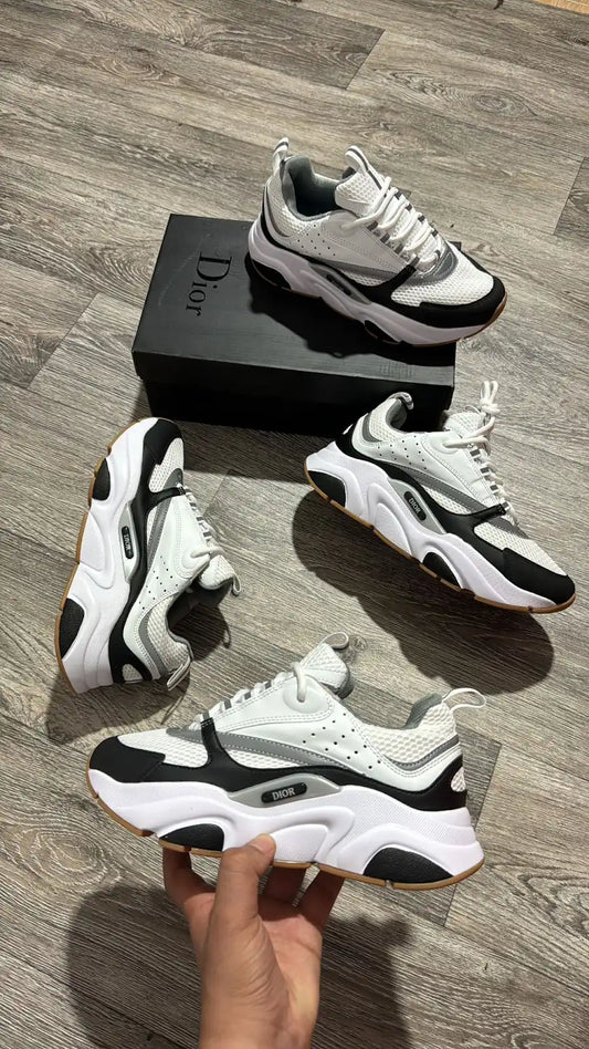 Dior b22 blancas detalles grises y negros