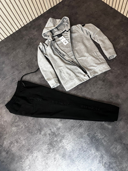 Chándal moncler gris y negro