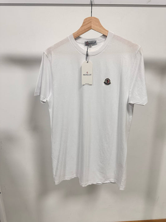 Camiseta moncler blanco logo blanco