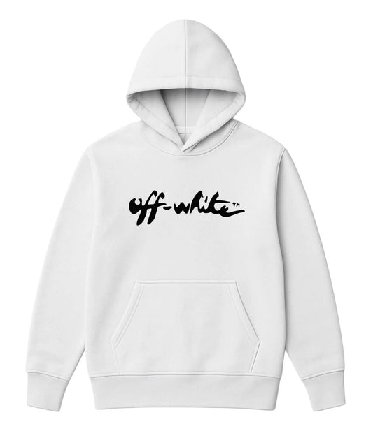 Sudadera OFF WHITE blanca logo negro