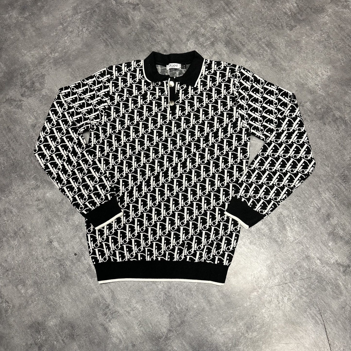 Jersey Dior negro logo blanco