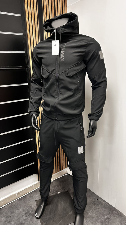 Chandal nike air max negro logo negro