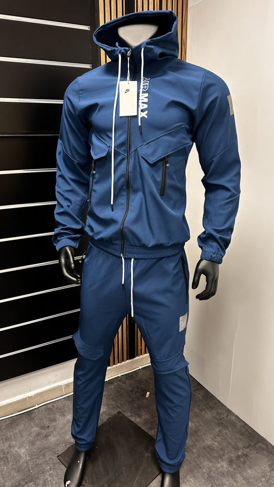 Chandal nike air max azul logo blanco