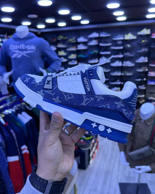 LV trainer blancas y azules