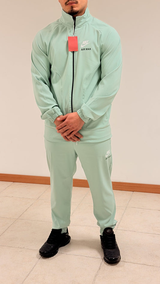 Chandal nike air max verde agua logo negro y blanco