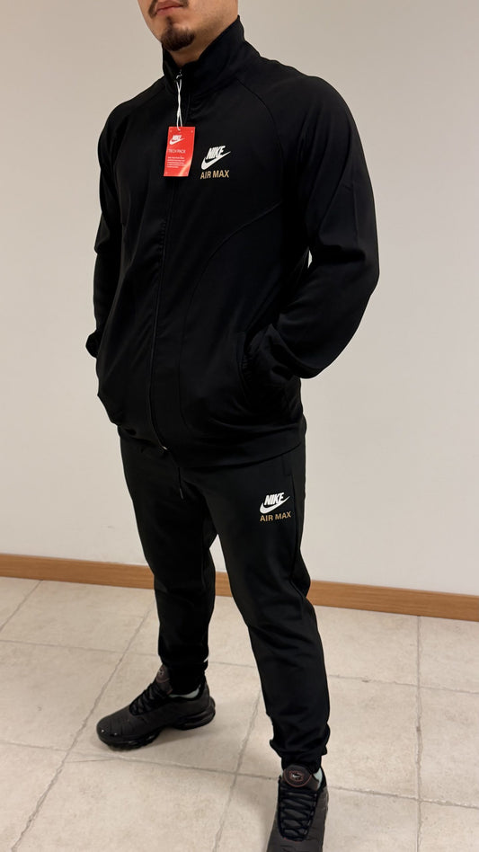 Chandal nike air max negro logo blanco