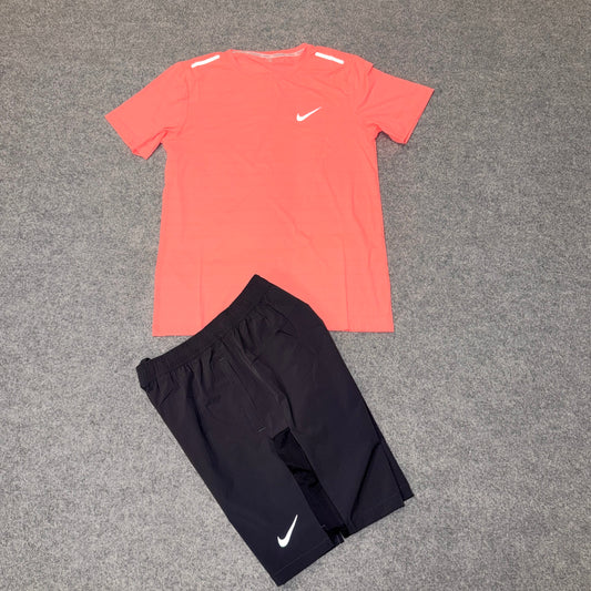 Conjunto nike naranja logo reflectante